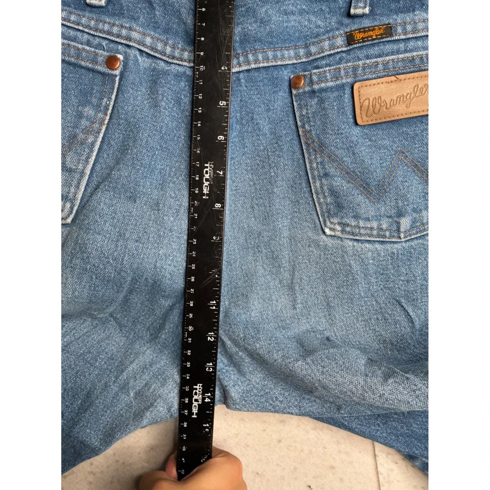 Wrangler Cowboy Cut Mens Straight Leg Jeans Blue Denim 13MWZPW 35x36